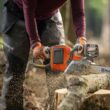Husqvarna Power Axe 225i 40V Battery Operated Chainsaw, 14-Inch Electric Chainsaw with Battery and Charger Included