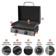Blackstone 22" Tabletop Griddle with Hood & Stainless Steel Front Blackstone 22" Tabletop Griddle with Hood & Stainless Steel Front
