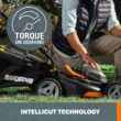 Worx 40V 17" Cordless Lawn Mower (2 Batteries & Charger) | Quiet, Compact, Lightweight