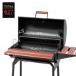 Royal Gourmet CC1830V 30 Barrel Charcoal Grill with Wood-Painted Side Front Table, 627 Square Inches Cooking Space, Black Royal Gourmet CC1830V 30 Barrel Charcoal Grill with Wood-Painted Side Front Table, 627 Square Inches Cooking Space, Black