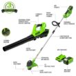 Greenworks 40V Cordless String Trimmer and Leaf Blower Combo Kit, 2.0Ah Battery and Charger Included Greenworks 40V Cordless String Trimmer and Leaf Blower Combo Kit, 2.0Ah Battery and Charger Included