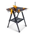 WORKESS Portable Workbench & Sawhorse, 1000Lbs Capacity Heavy Duty Folding Work Table, 23.6