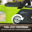 Greenworks 40V 16" Brushless Cordless Chainsaw, 4.0Ah Battery and Charger Included