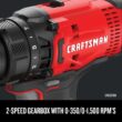 CRAFTSMAN V20 MAX Cordless Drill and Impact Driver, Power Tool Combo Kit with 2 Batteries and Charger (CMCK200C2AM)