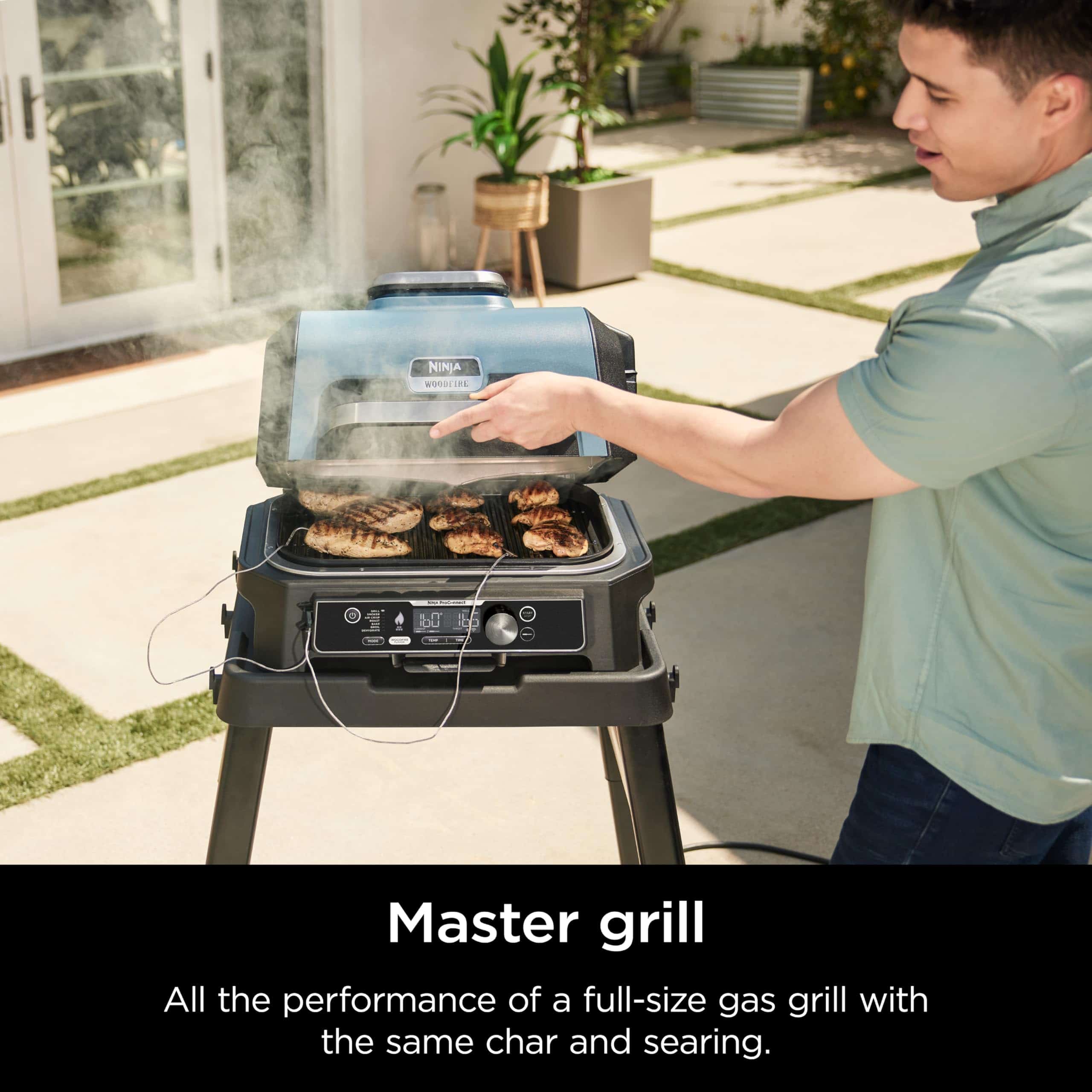 Ninja Woodfire Pro Connect XL Grill & Smoker (Wi-Fi) | Smart Control & Smoke Flavor Ninja Woodfire Pro Connect XL Grill & Smoker (Wi-Fi) | Smart Control & Smoke Flavor - Image 14