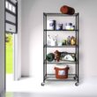 Seville Classics UltraDurable Heavy Duty NSF Solid Steel Wire Rack Storage Unit, Organizer for Garage, 5-Tier Shelving, 36" W x 18" D