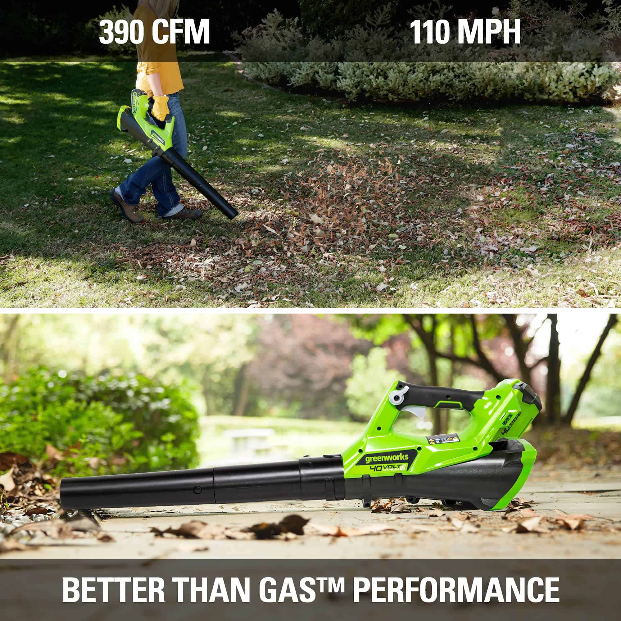 Greenworks 40V Cordless String Trimmer and Leaf Blower Combo Kit, 2.0Ah Battery and Charger Included Greenworks 40V Cordless String Trimmer and Leaf Blower Combo Kit, 2.0Ah Battery and Charger Included - Image 9