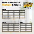 BuxWellBang 48" W x 24" D x 72" H Adjustable Garage Storage Shelves - 5-Shelf Heavy Duty Shelving Unit, Black BuxWellBang 48" W x 24" D x 72" H Adjustable Garage Storage Shelves - 5-Shelf Heavy Duty Shelving Unit, Black