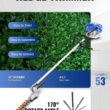Wild Badger Power 26cc Weed Wacker Gas Powered, String Trimmer/Edger, Pole Saw, Hedge Trimmer and Brush Cutter Blade