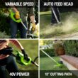 Greenworks 40V Cordless String Trimmer and Leaf Blower Combo Kit, 2.0Ah Battery and Charger Included Greenworks 40V Cordless String Trimmer and Leaf Blower Combo Kit, 2.0Ah Battery and Charger Included