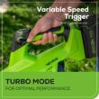 Greenworks 40V (130 MPH / 550 CFM / 75+ Compatible Tools) Cordless Brushless Axial Leaf Blower, 4.0Ah Battery and Charger Included