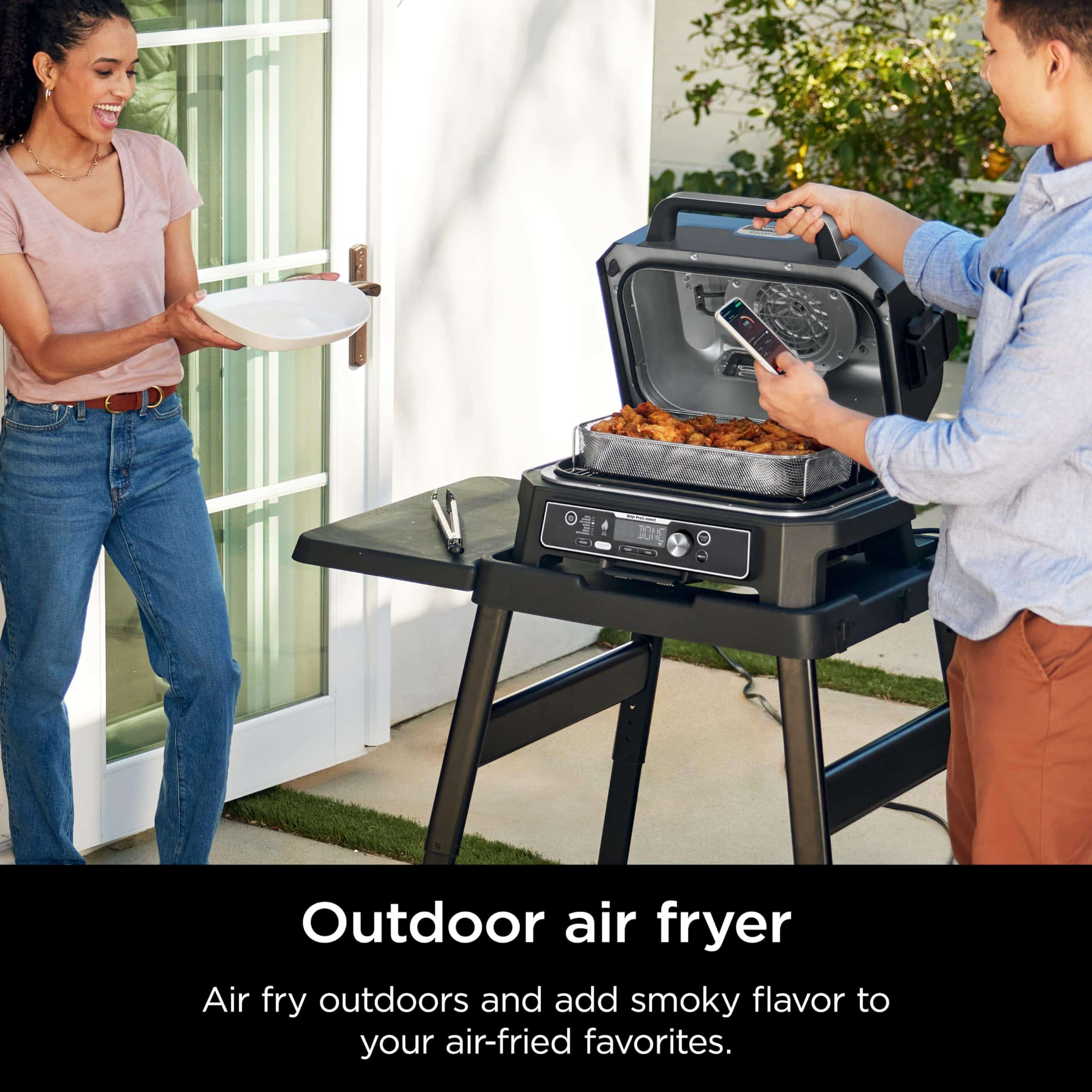 Ninja Woodfire Pro Connect XL Grill & Smoker (Wi-Fi) | Smart Control & Smoke Flavor Ninja Woodfire Pro Connect XL Grill & Smoker (Wi-Fi) | Smart Control & Smoke Flavor - Image 12
