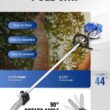 Wild Badger Power 26cc Weed Wacker Gas Powered, String Trimmer/Edger, Pole Saw, Hedge Trimmer and Brush Cutter Blade