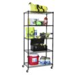 Seville Classics UltraDurable Heavy Duty NSF Solid Steel Wire Rack Storage Unit, Organizer for Garage, 5-Tier Shelving, 36" W x 18" D