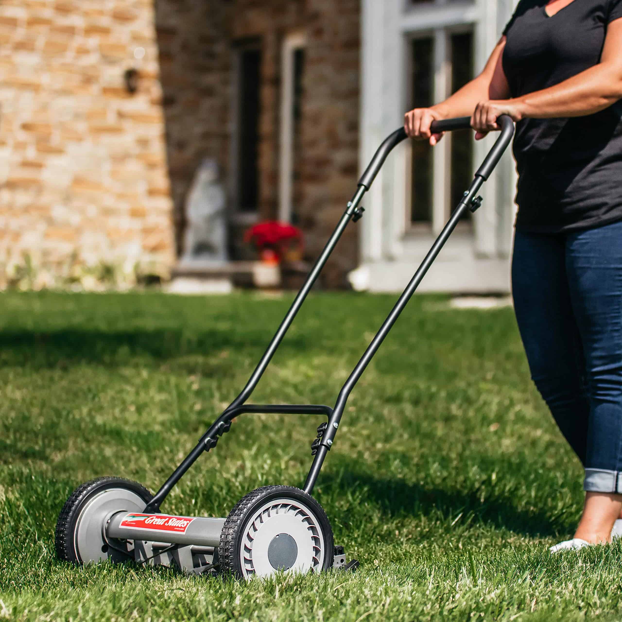 Great States 815-18 18-Inch 5-Blade Push Reel Lawn Mower, 18-Inch, 5-Blade, Grey Great States 815-18 18-Inch 5-Blade Push Reel Lawn Mower, 18-Inch, 5-Blade, Grey - Image 8