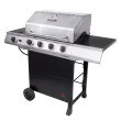 Charbroil Performance Series 4-Burner Propane Gas Grill Cart with Side Burner