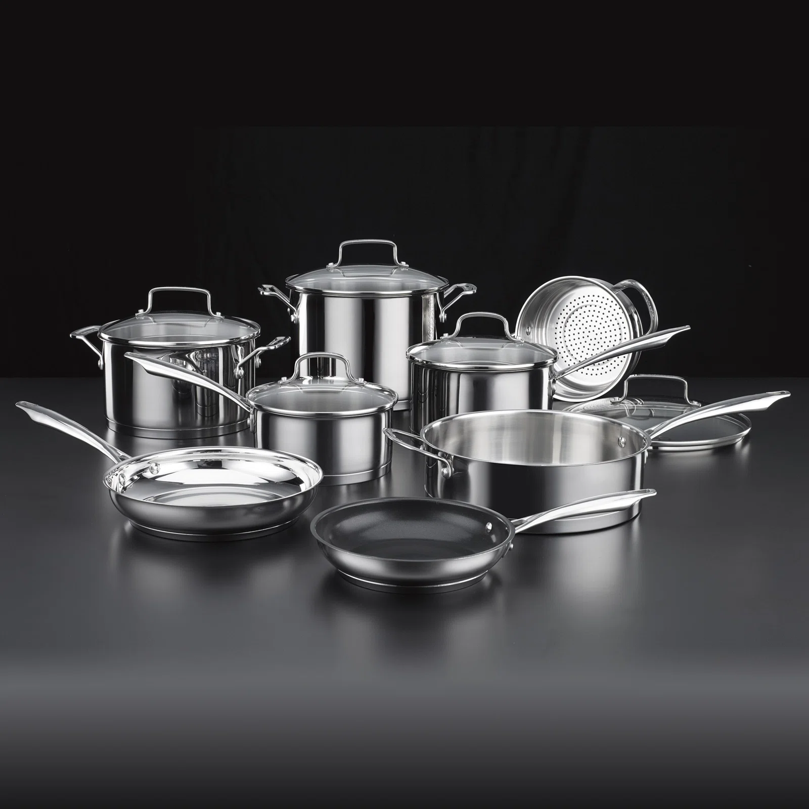 Cuisinart Professional Series 13 Piece Stainless Steel Cookware Set Cuisinart Professional Series 13 Piece Stainless Steel Cookware Set - Image 4