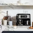 De'Longhi - Digital All-in-One Combination Coffee and Espresso Machine - Black and Stainless Steel