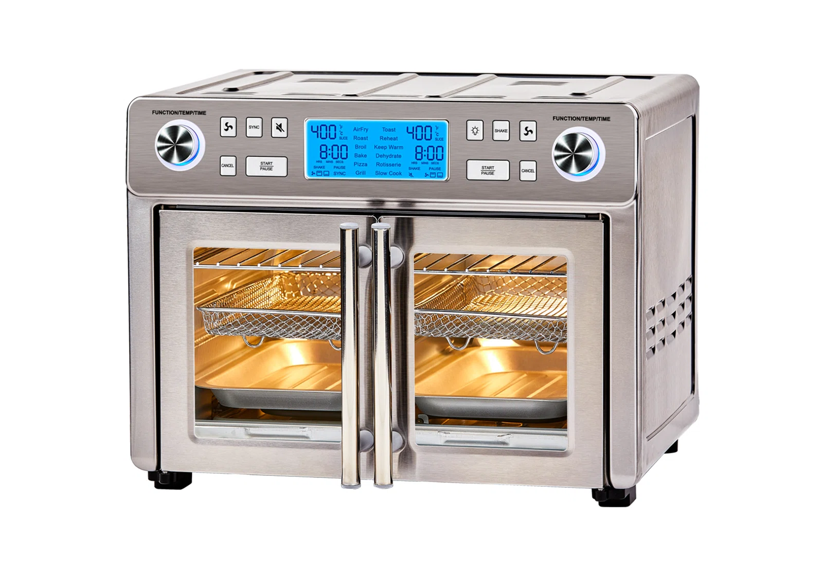 Emeril Lagasse Dual Zone 360 Air Fryer Oven Combo with French Door, 25 QT Extra Large, Cook Two Foods in Different Ways Emeril Lagasse Dual Zone 360 Air Fryer Oven Combo with French Door, 25 QT Extra Large, Cook Two Foods in Different Ways - Image 5