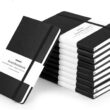 Huhuhero Notebooks Journal, Ruled Notebook, Premium Thick Paper Lined Journal, Black Hardcover Notebook for Office Home School Business Writing Note Taking Journaling, 5