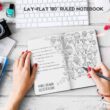 Huhuhero Notebooks Journal, Ruled Notebook, Premium Thick Paper Lined Journal, Black Hardcover Notebook