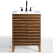 Modway Render Bathroom Vanity by Modway Walnut/White
