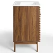 Modway Render Bathroom Vanity by Modway Walnut/White