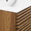 Modway Render Bathroom Vanity by Modway Walnut/White