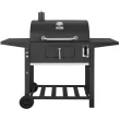Royal Gourmet 24" Barrel Charcoal Grill with Side Shelves