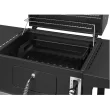 Royal Gourmet 24" Barrel Charcoal Grill with Side Shelves