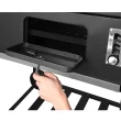 Royal Gourmet 24" Barrel Charcoal Grill with Side Shelves