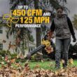 DEWALT 20V Max XR Leaf Blower, 125-MPH, 450-CFM (DCBL722P1)
