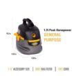 Stinger HD2025 2.5 Gallon 1.75 Peak HP Compact Wet/Dry Shop Vacuum with Filter Bag, Hose and Accessories