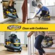 Stinger HD2025 2.5 Gallon 1.75 Peak HP Compact Wet/Dry Shop Vacuum with Filter Bag, Hose and Accessories