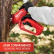 Homelite HOMCS10 12 V Lithium 6 in. Battery Pruning Mini Chainsaw with Internal 2.5 Ah Battery and Charger Homelite HOMCS10 12 V Lithium 6 in. Battery Pruning Mini Chainsaw with Internal 2.5 Ah Battery and Charger