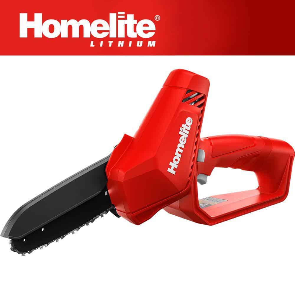 Homelite HOMCS10 12 V Lithium 6 in. Battery Pruning Mini Chainsaw with Internal 2.5 Ah Battery and Charger Homelite HOMCS10 12 V Lithium 6 in. Battery Pruning Mini Chainsaw with Internal 2.5 Ah Battery and Charger - Image 7