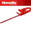 Homelite HOMHT20 12V Lithium 18 in. Cordless Hedge Trimmer with Internal 2.5 Ah Battery and Charger