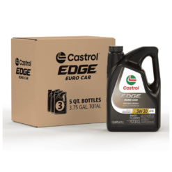 Castrol Edge Euro 5W-30 A3/B4 European Advanced Full Synthetic Motor Oil, 5 Quarts, Pack of 3
