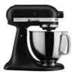 KitchenAid Artisan Series 5 Quart Tilt Head Stand Mixer with Pouring Shield KSM150PS, Matte Black