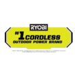 RYOBI PCLLB01B ONE+ 18V 100 MPH 350 CFM Cordless Battery Variable-Speed Jet Fan Leaf Blower (Tool Only)