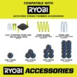RYOBI PCLST01K ONE+ 18V 10 in. Cordless Battery String Trimmer/Edger with 2.0 Ah Battery and Charger