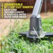 RYOBI PCLST01K ONE+ 18V 10 in. Cordless Battery String Trimmer/Edger with 2.0 Ah Battery and Charger