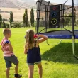 Skywalker Trampolines STSA1600 16 ft Oval Sports Arena Trampoline with Enclosure and Games