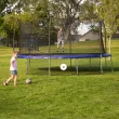 Skywalker Trampolines STSA1600 16 ft Oval Sports Arena Trampoline with Enclosure and Games
