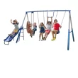 Sportspower Arcadia Metal Swing Set, Blue Dark 01