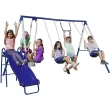 Sportspower Arcadia Metal Swing Set, Blue Dark 01