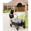 Wonderfold Wagon X4 Push and Pull Stroller Wagon - Black
