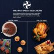 Elite Gourmet Air Fryer Oven (Healthy Crisp, X-Large Capacity) | Less Oil, More Flavor