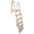 Confer Plastics 6000X Heavy Duty Above Ground in-Pool Swimming Ladder for Decks Adjustable from 42IN to 56IN HIGH
