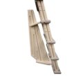 Confer Plastics 6000X Heavy Duty Above Ground in-Pool Swimming Ladder for Decks Adjustable from 42IN to 56IN HIGH